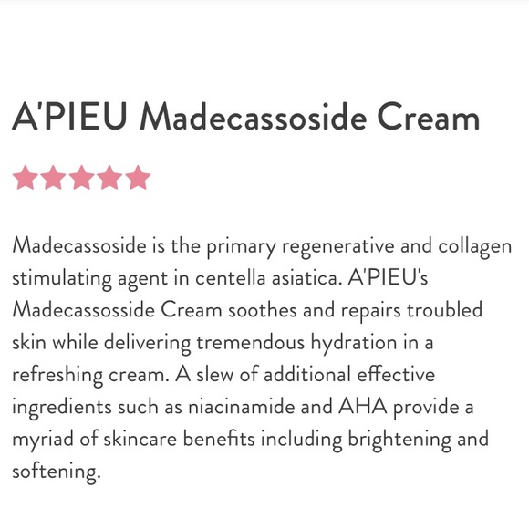 A’Pieu Madecassoside Cream BNIB 50mL - Picture 2 of 2